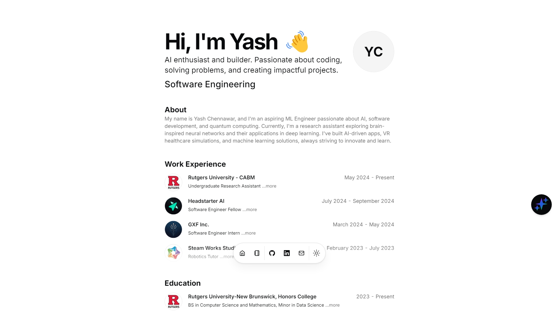 Interactive Portfolio